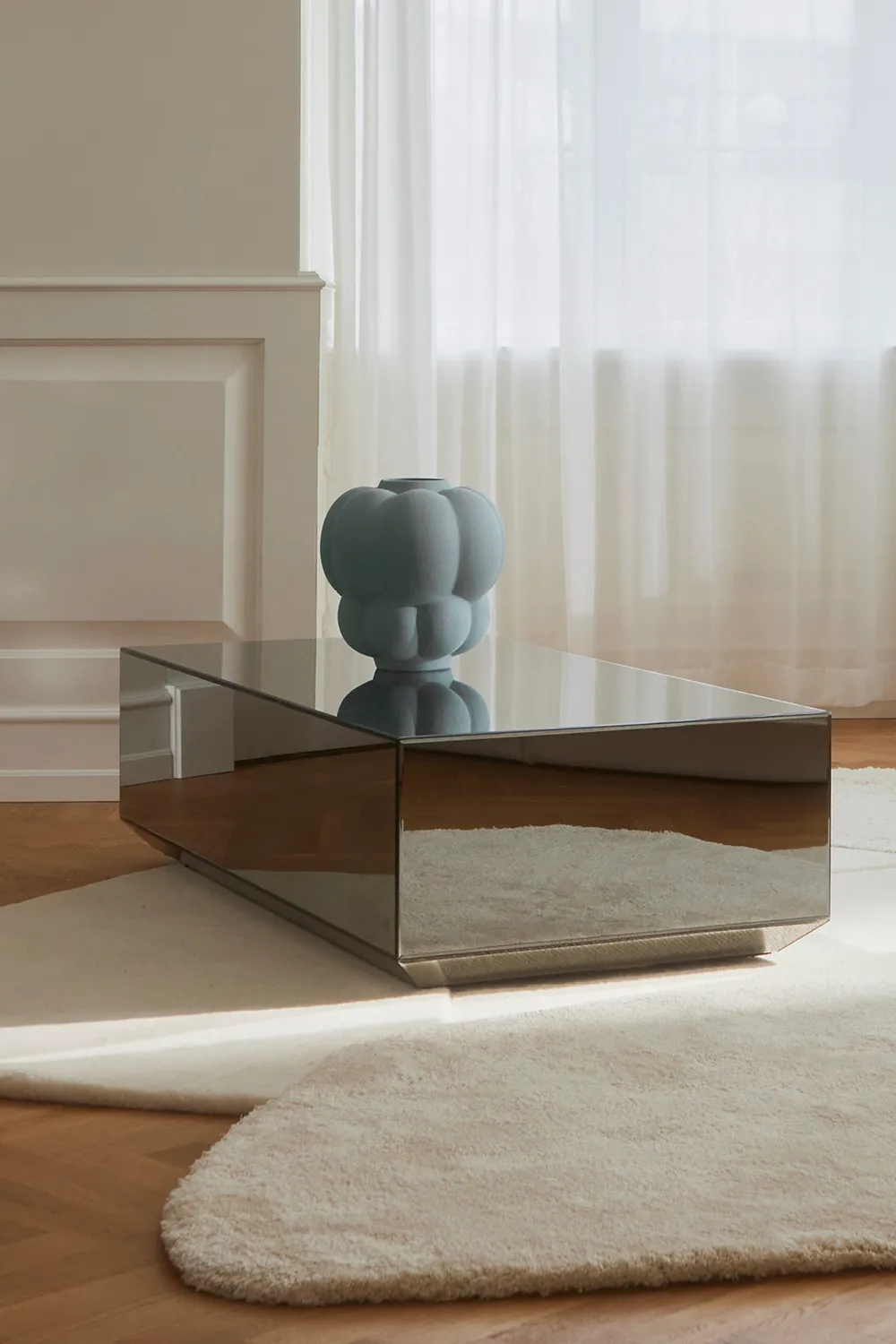 Speculum coffee table 60x120 cm, Black AYTM