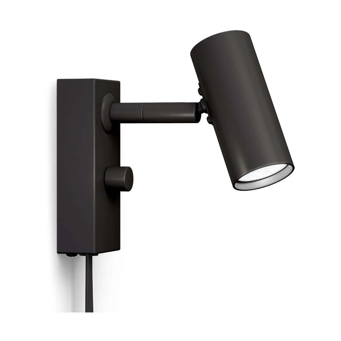 Cato wall lamp, Matte black Belid