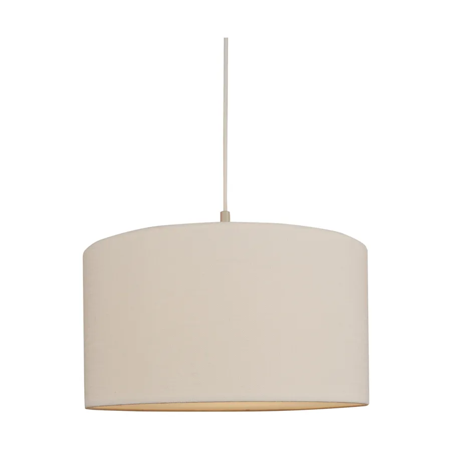 Soft pendant lamp Ø40 cm, Linen white-sand, Ø44 cm Belid