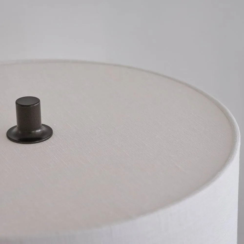 Soft table lamp, Linen white-metallic bronze, Ø34x64 cm Belid