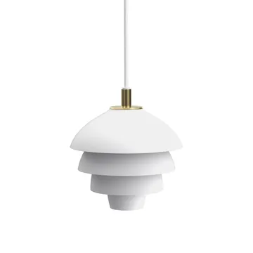 Valencia pendant Ø18 - Matt White - Brass - Belid