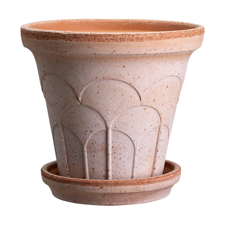 Fleur pot with saucer, 2 pieces - Pink, Ø21 cm - Bergs Potter