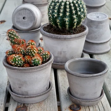 Parade flower pot Ø15 cm - grey - Bergs Potter