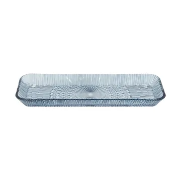 Kusintha serving dish rectangular 14x38 cm - Blue - Bitz