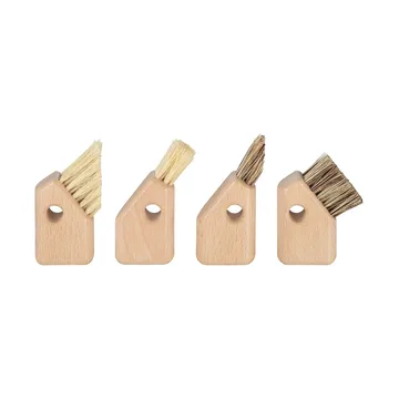 Aves kitchen brush 4 piece set - Nature - blomus