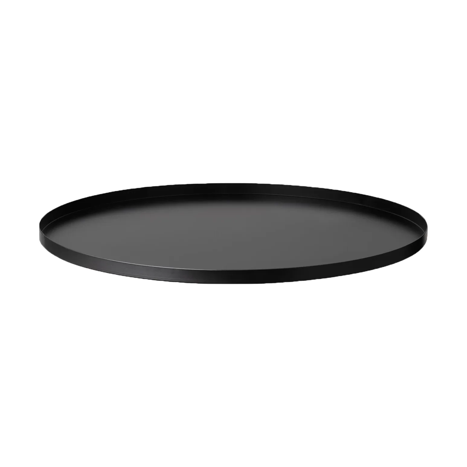 PEASY tray L Ø38 cm, Black blomus