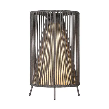 Rope mobile LED lamp - Coal - blomus