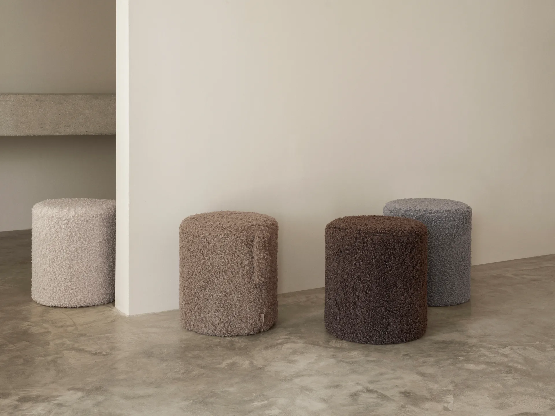 Teddy pouf, Fungi, Ø35x40 cm blomus