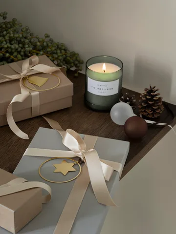 Valoa scented candle 45 hours - Fikon/Lime Agave Green - blomus