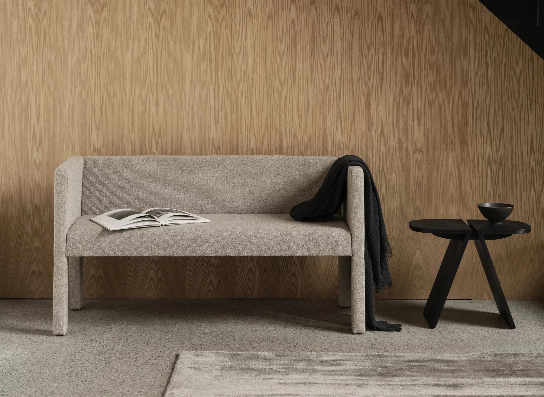 Visca rug M 160x240 cm, Beige blomus