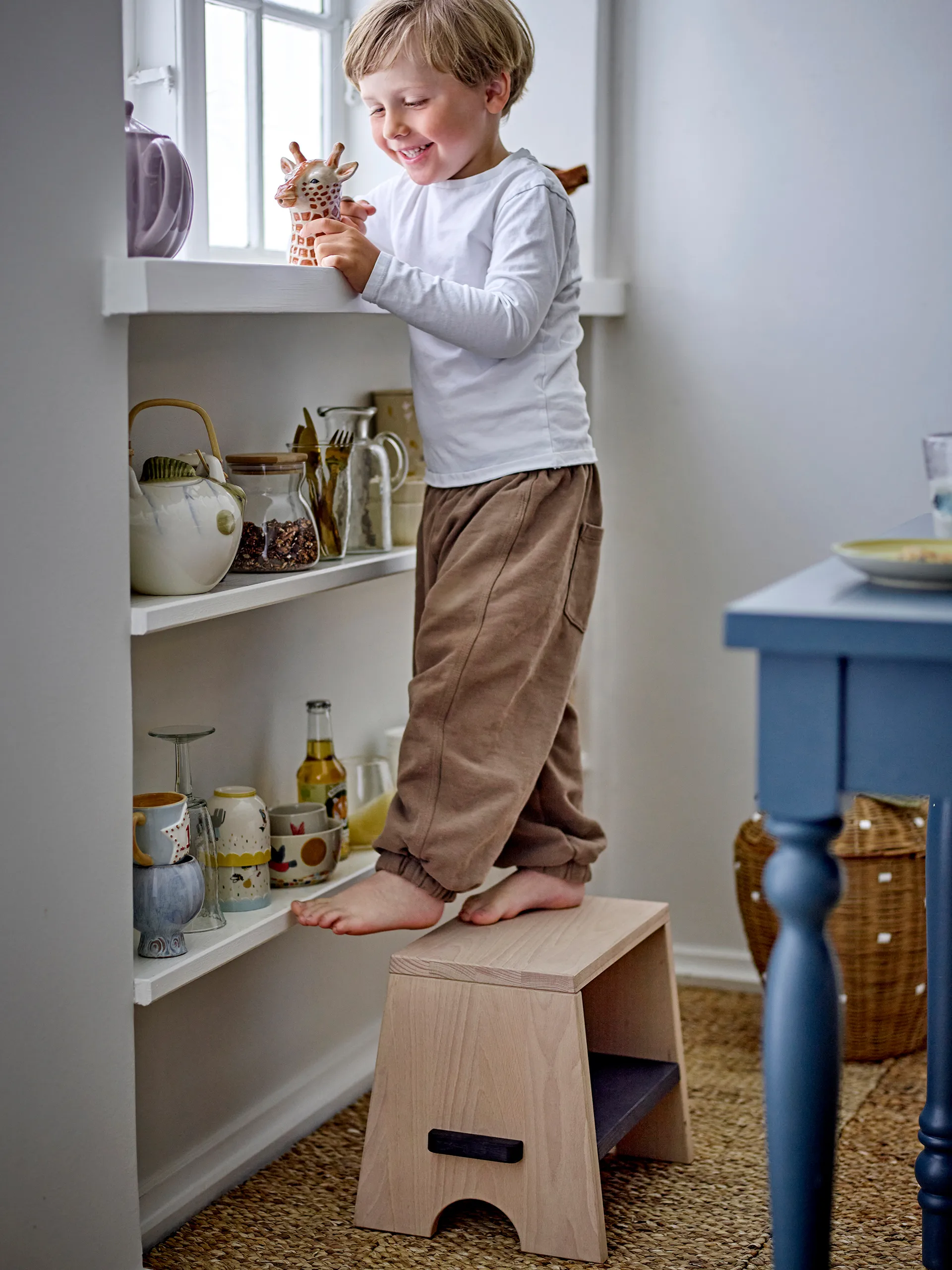 Alazar milk jug 10.5 cl, Brown Bloomingville
