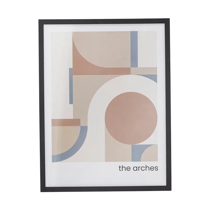 Arches painting 32x42 cm - Black frame - Bloomingville