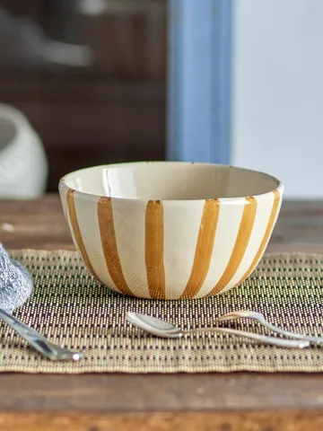 Begonia bowl Ø14 cm - Brown - Bloomingville