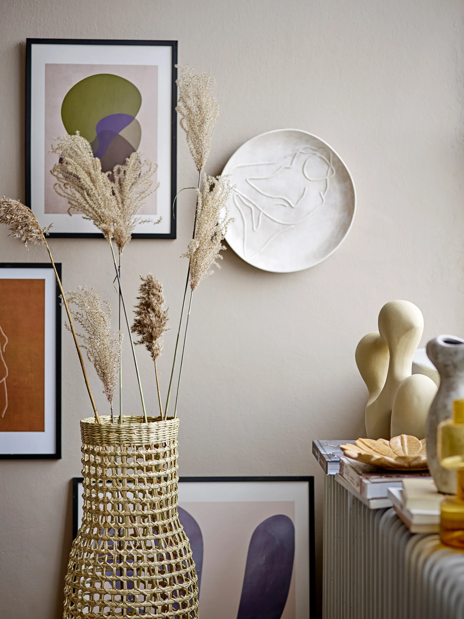 Benette vase 20 cm, Yellow Bloomingville