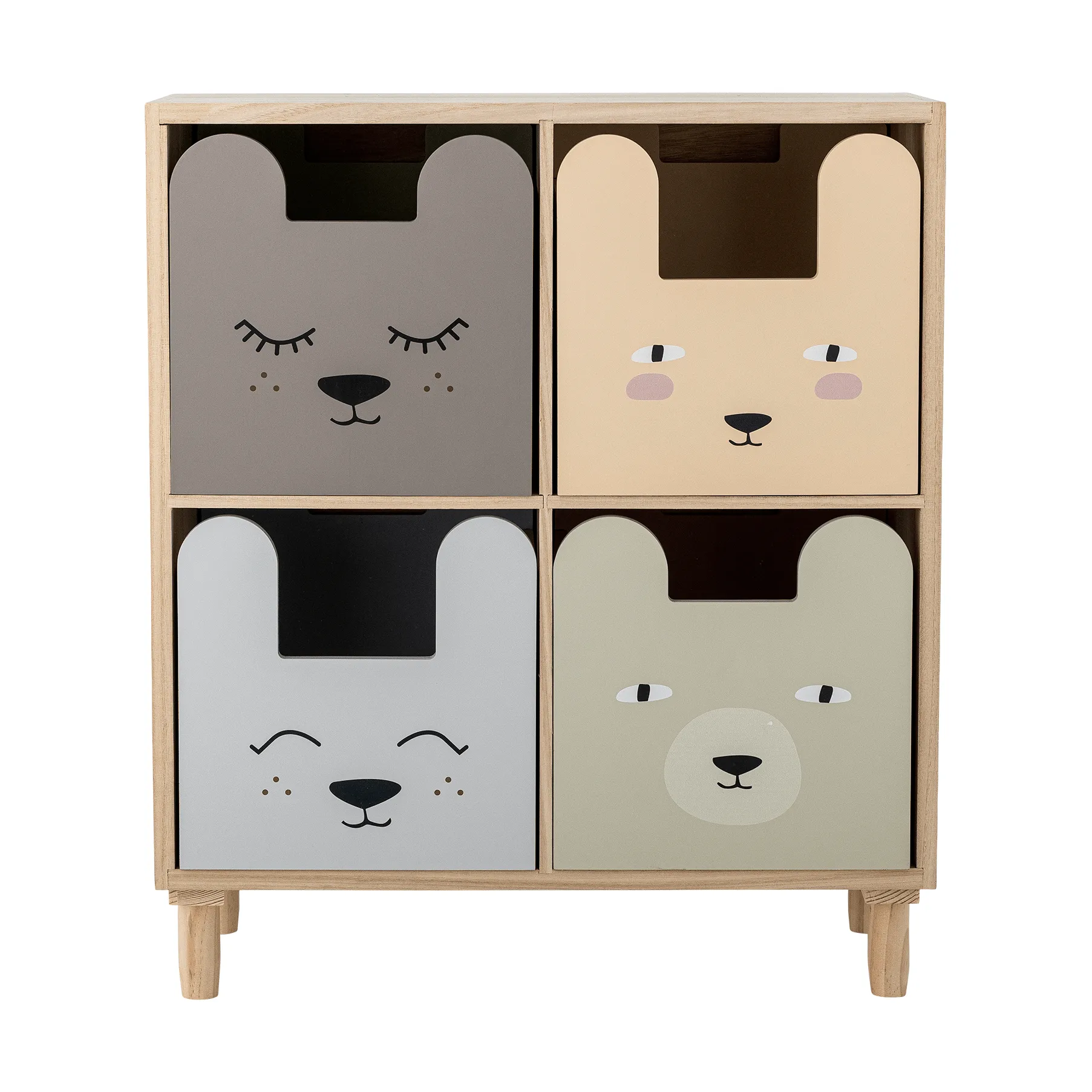 Calle bookshelf with draws, Multi, Paulownia Bloomingville