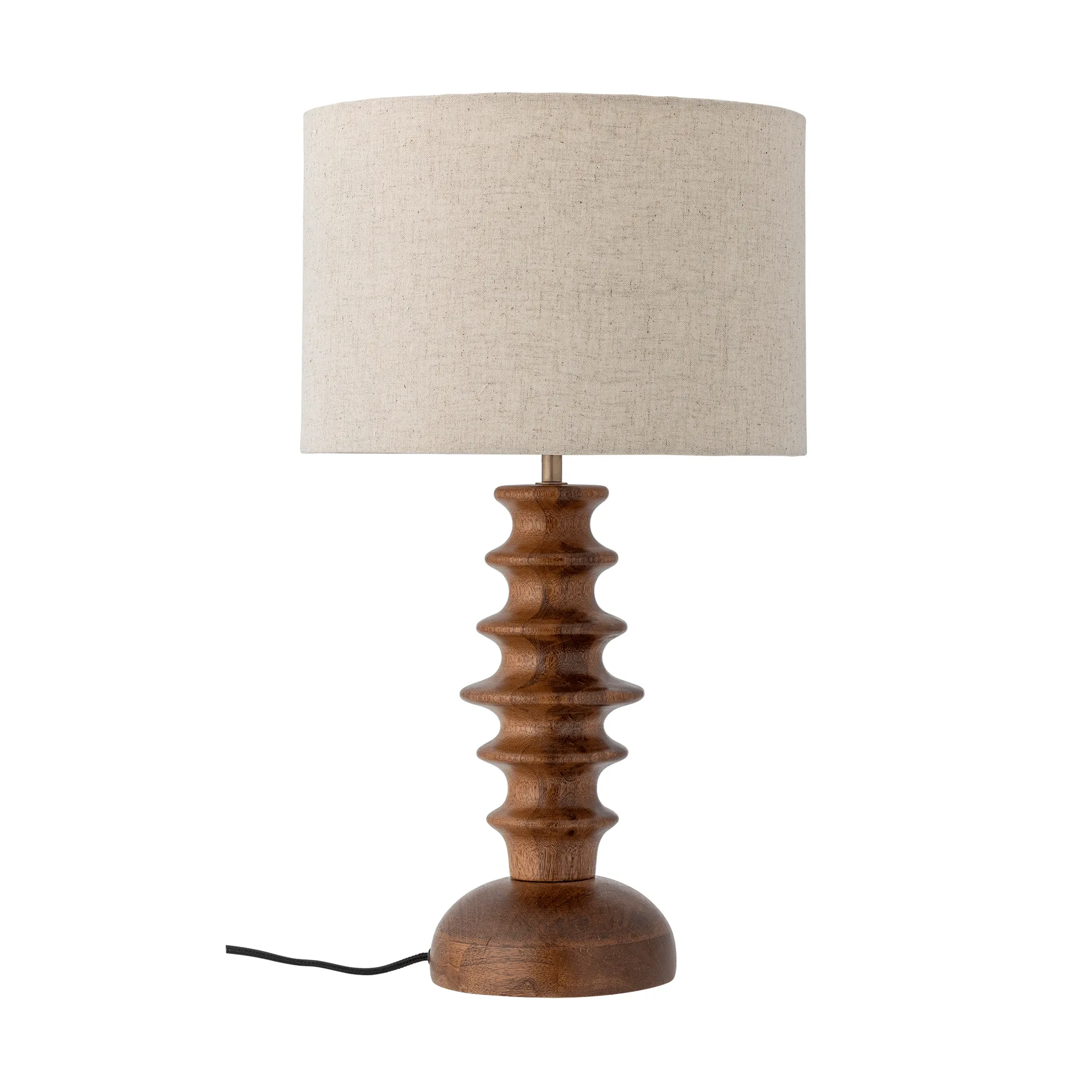 Elinora table lamp, Brown, Ø30 cm Bloomingville