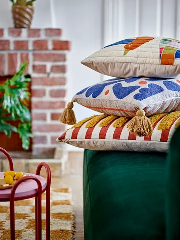 Eviaya cushion 45x45 cm - Blue - Bloomingville