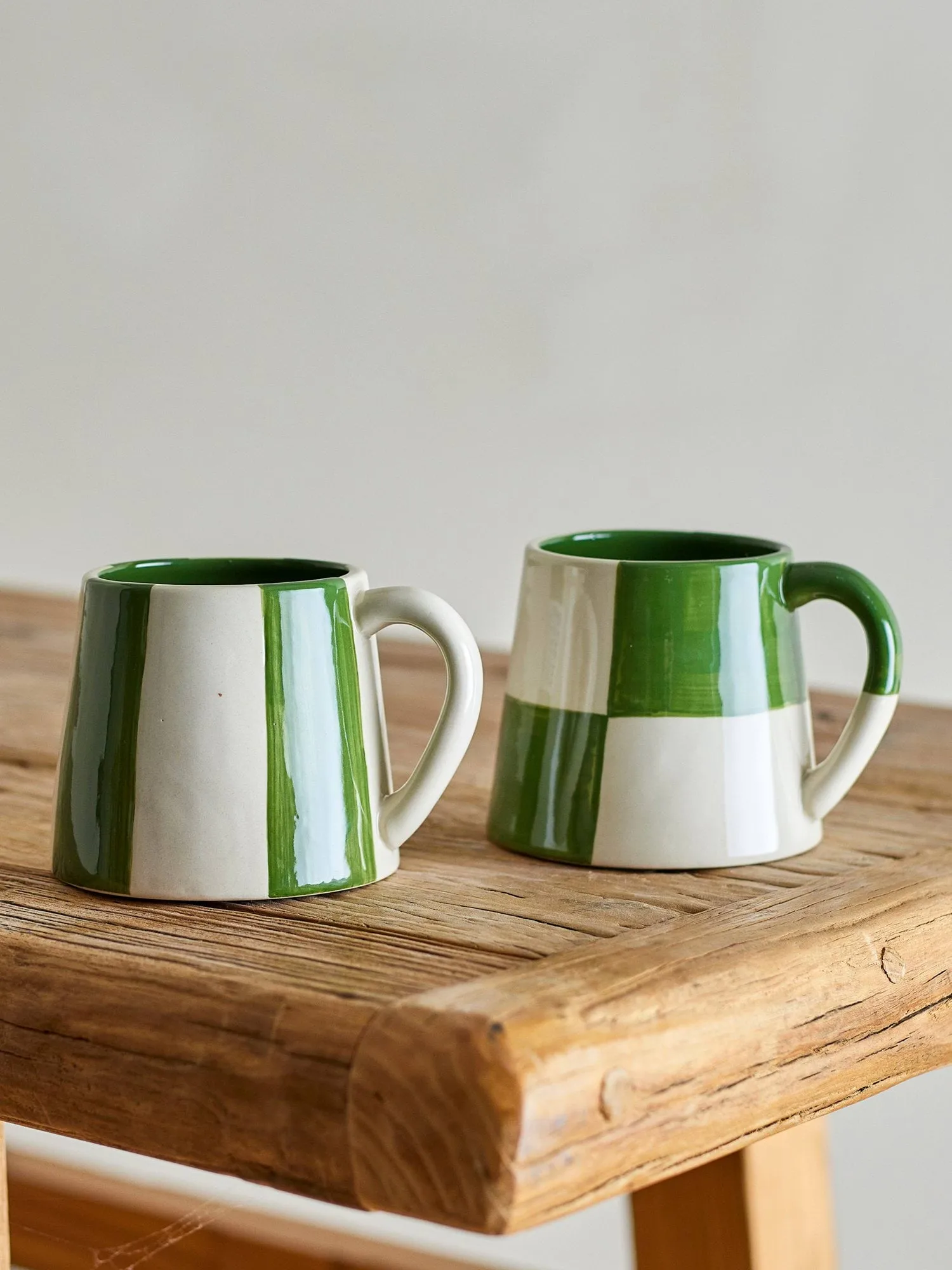Floki mug, Green, 4 pieces Bloomingville