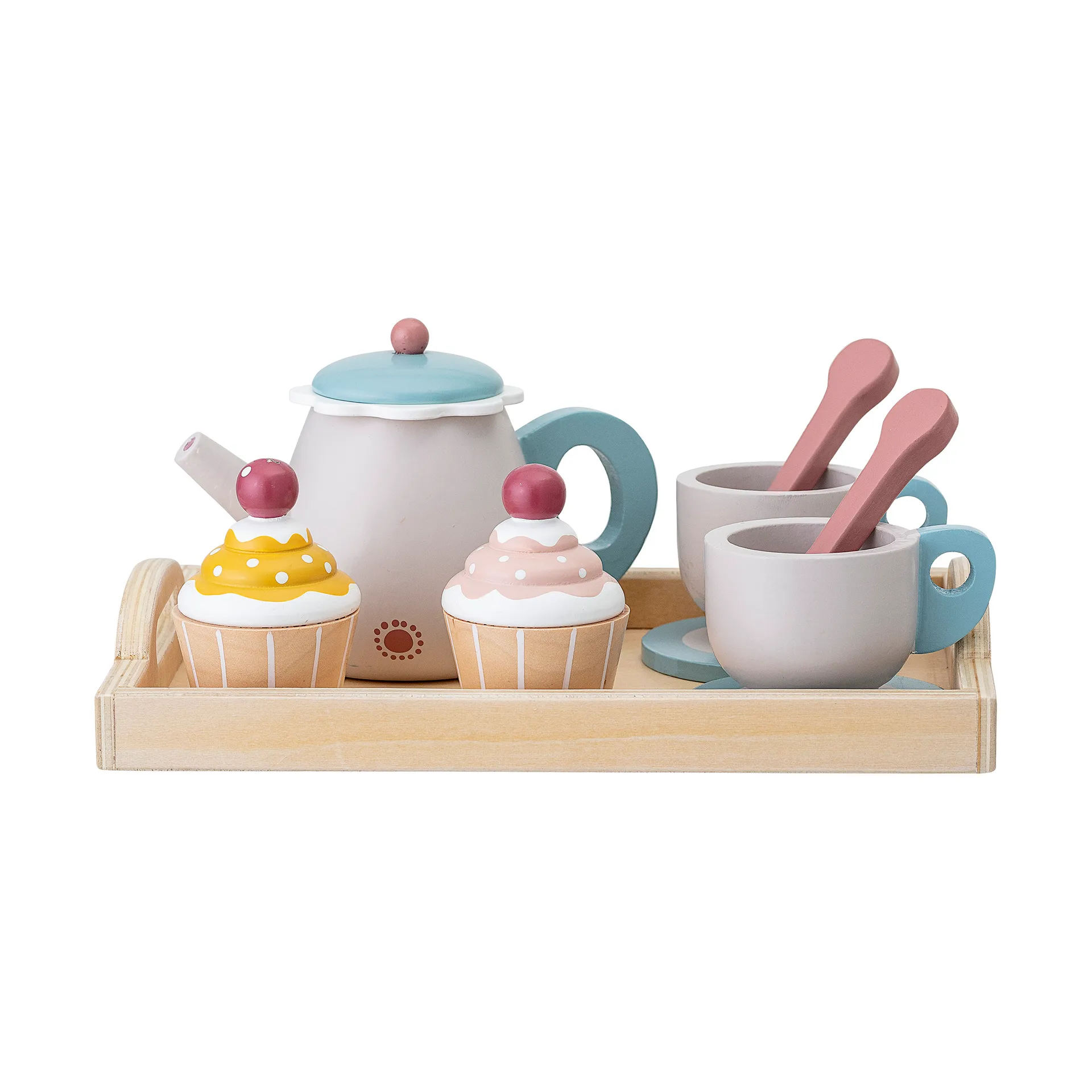 Gentrim toy dinnerware set, Gray Bloomingville