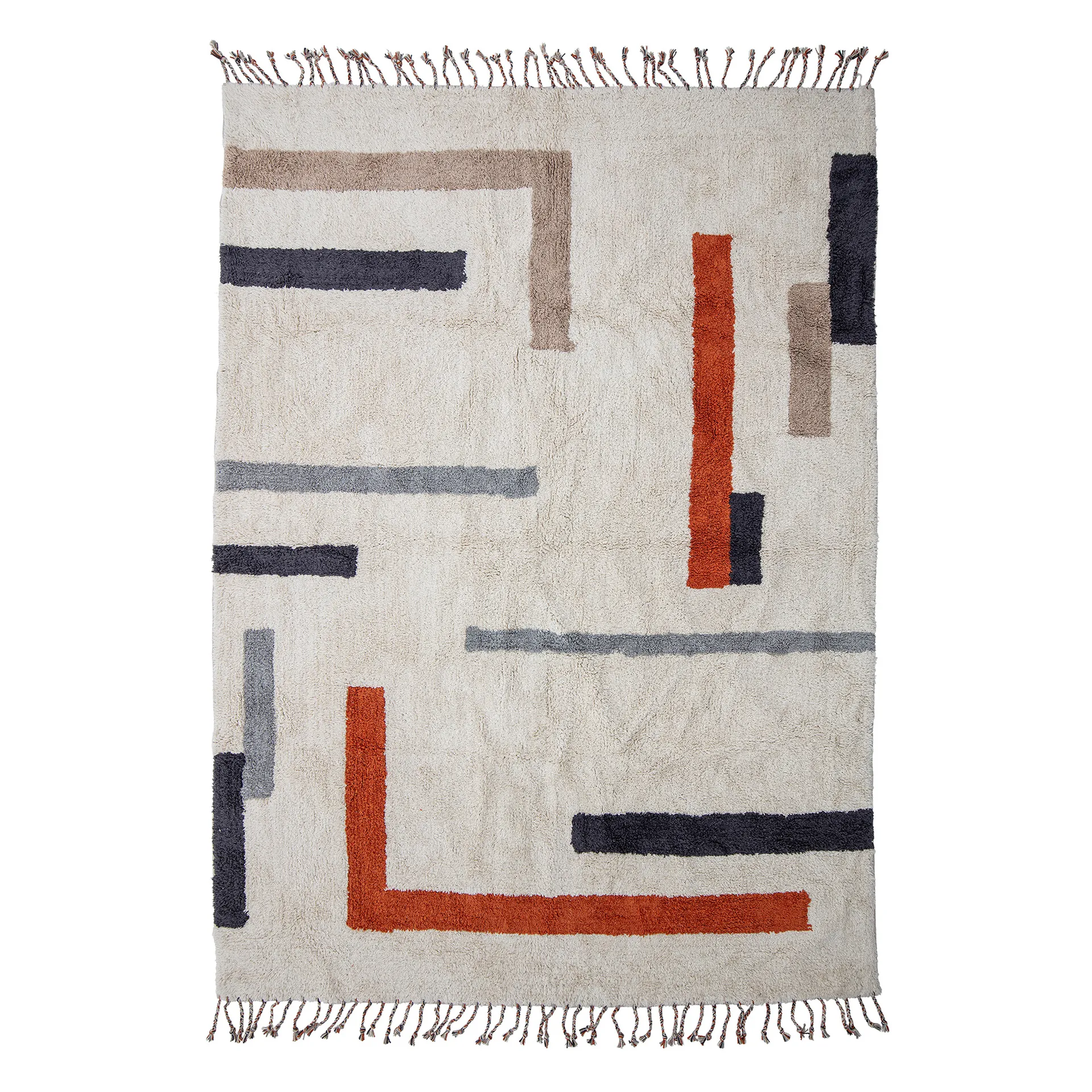 Jue rug 140x200 cm, Natural Bloomingville