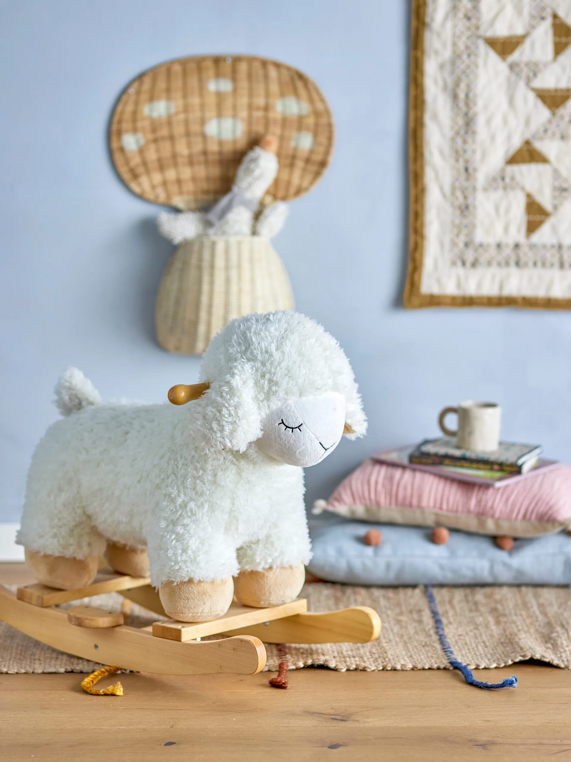 Laasrith sheep rocking horse., White Bloomingville