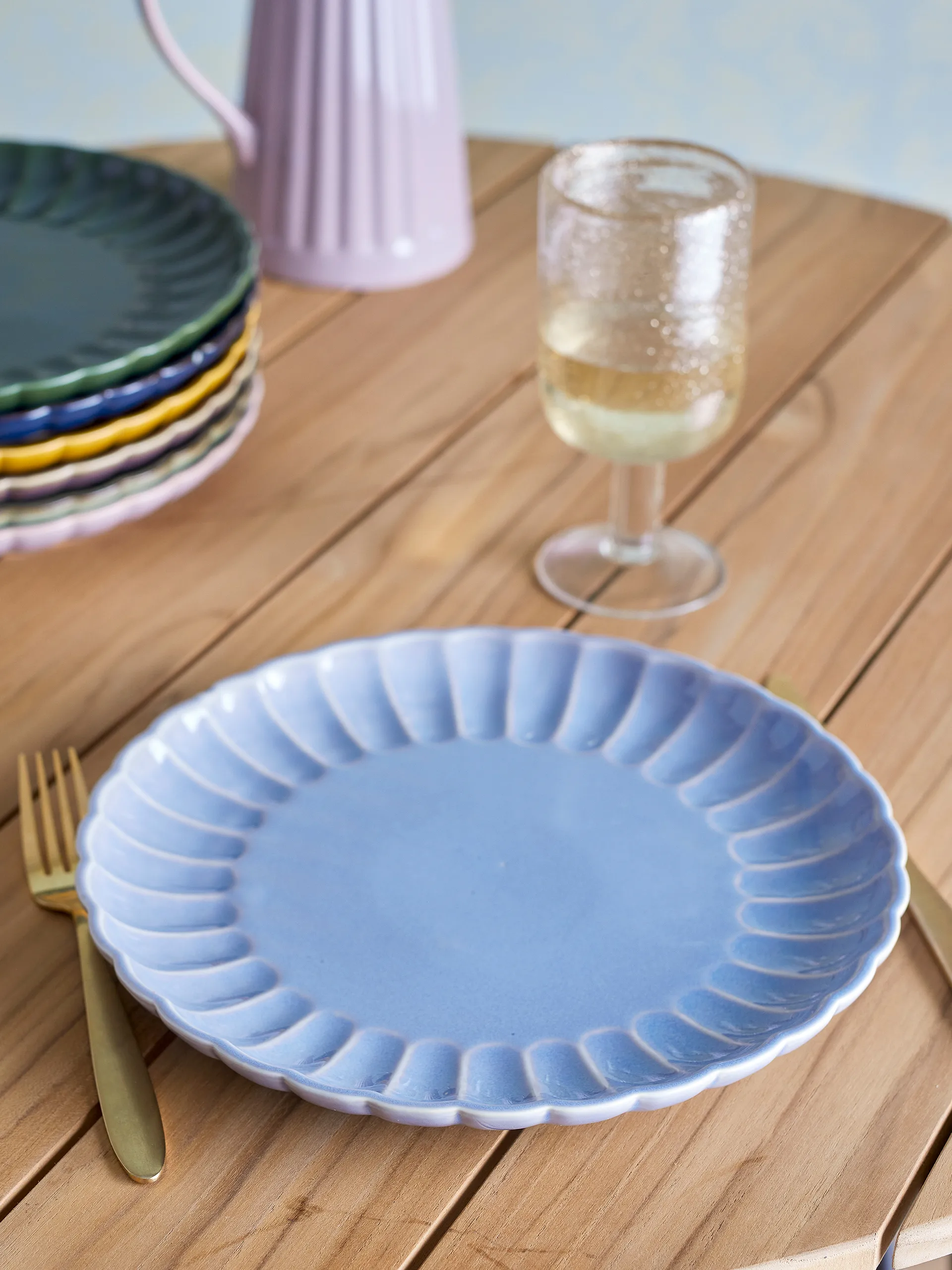 Latina plate Ø27 cm, Light blue Bloomingville