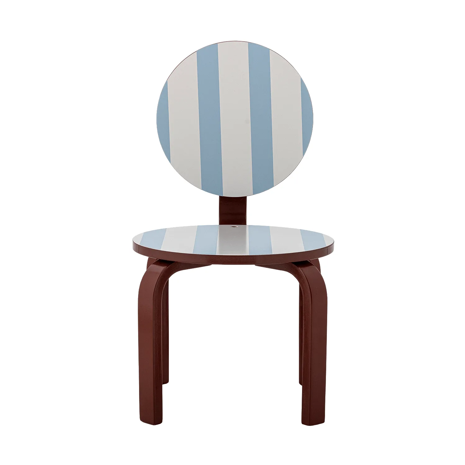 Liova chair, Multi, light blue-white-brown Bloomingville