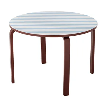 Liova table - Blue-white, Ø65 cm - Bloomingville