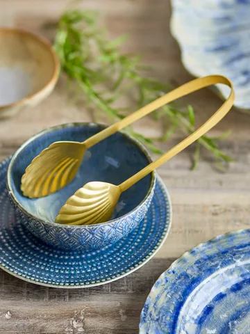 Loreta serving tong - Gold - Bloomingville