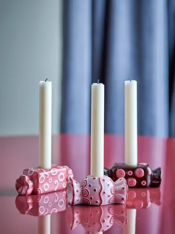 Maiano candle holder - Rose, 3 pieces, 12 cm - Bloomingville