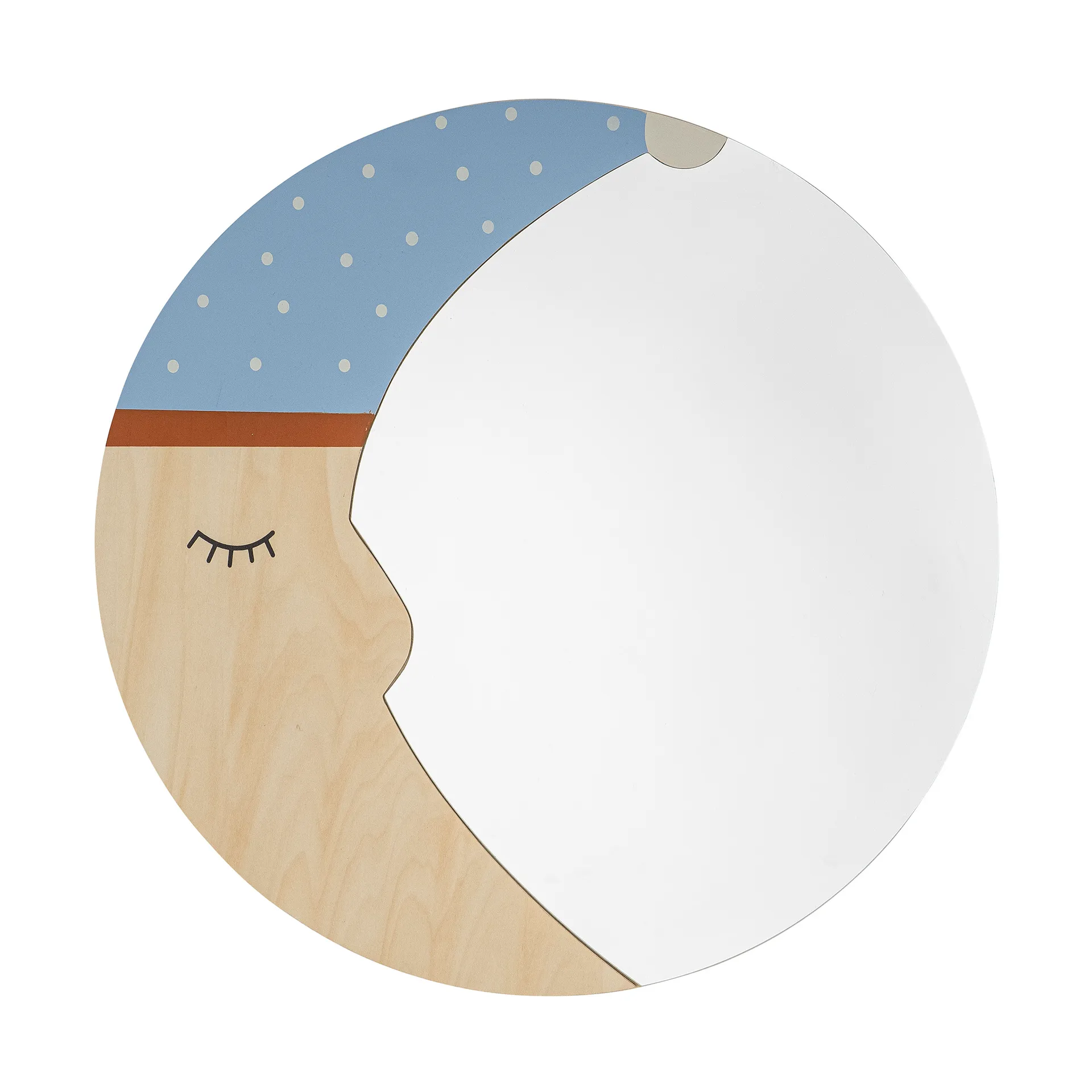 Moony mirror Ø40 cm, Nature moon Bloomingville