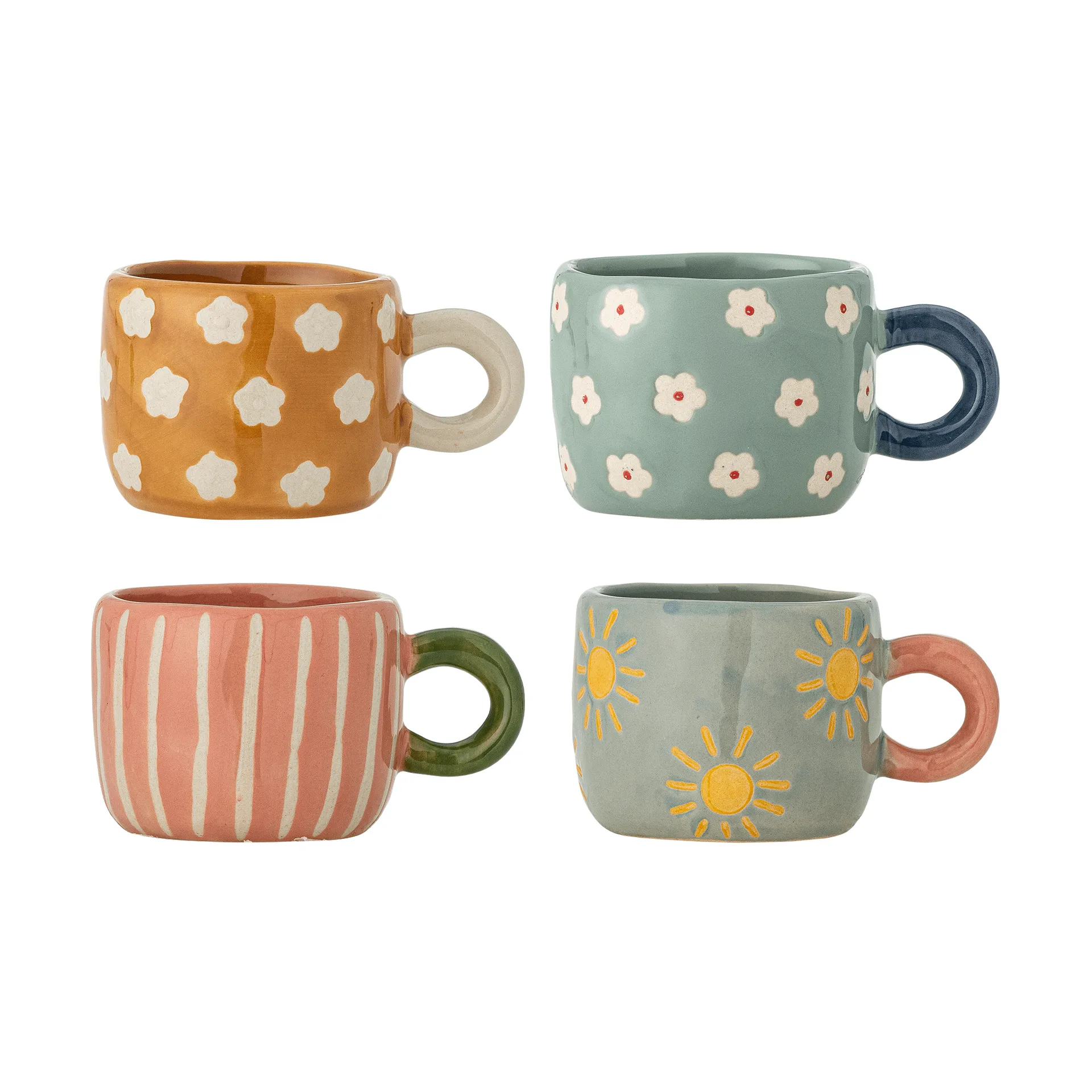 Nini cup, Multi, 4 pieces Bloomingville