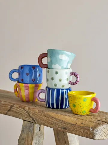 Nini cup - Multi, 6 pieces - Bloomingville