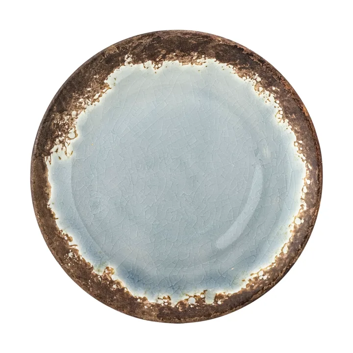 Paula small plate Ø20 cm - Grey-brown - Bloomingville
