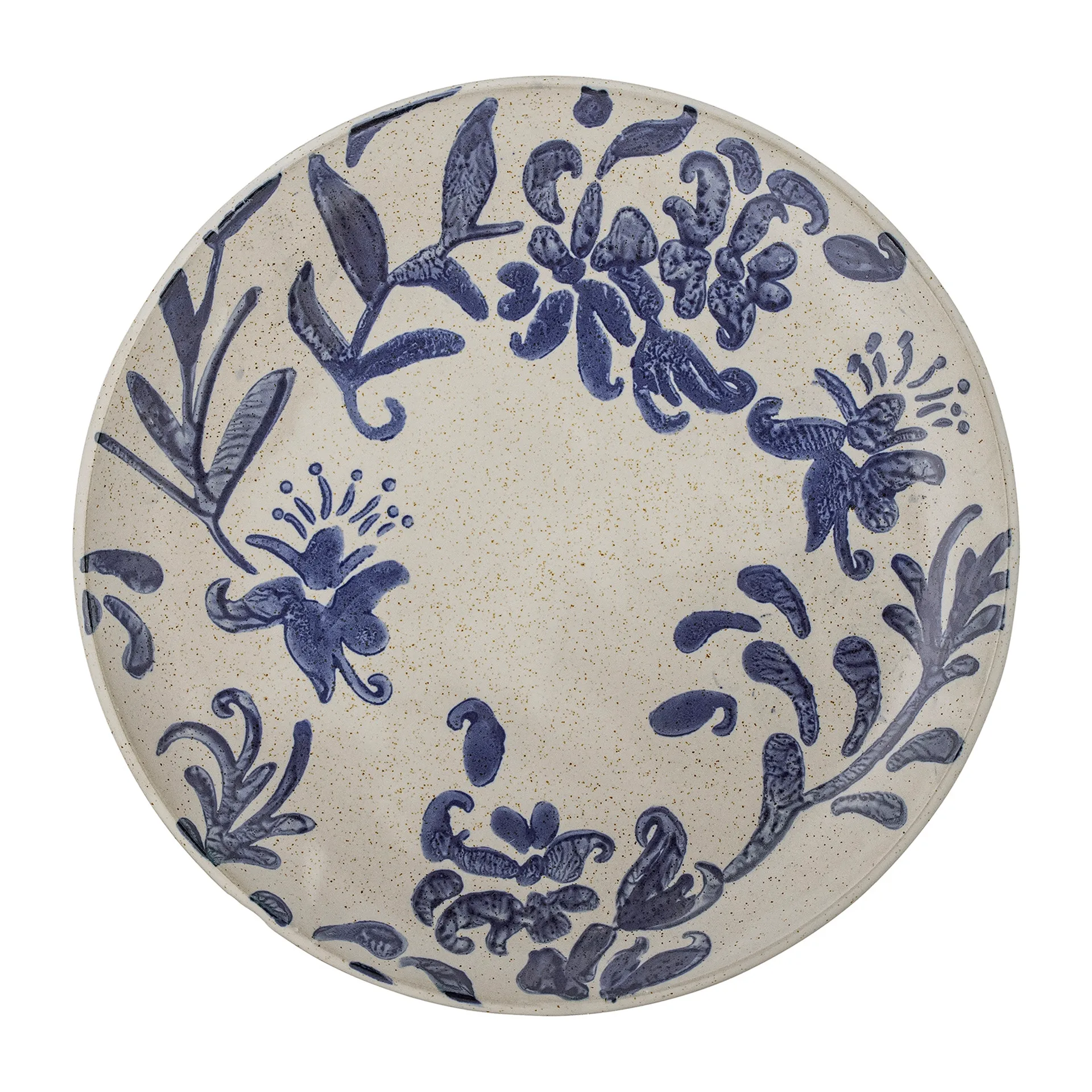 Petunia plate Ø19 cm, Blue Bloomingville