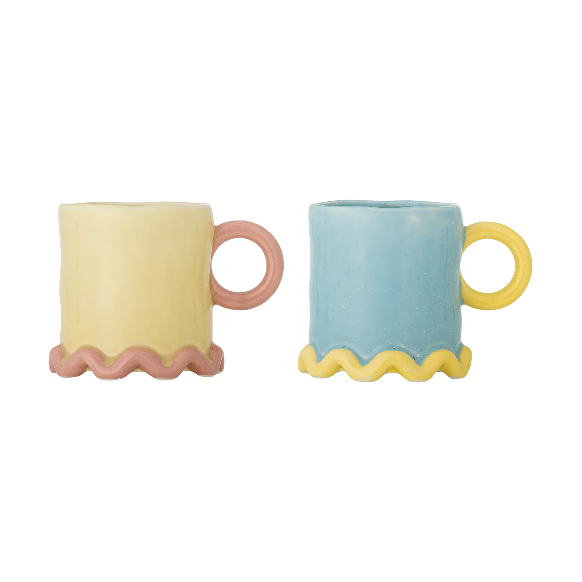Polly mug, Multi, 2 pieces Bloomingville