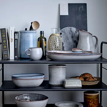 Sandrine butter dish - grey - Bloomingville