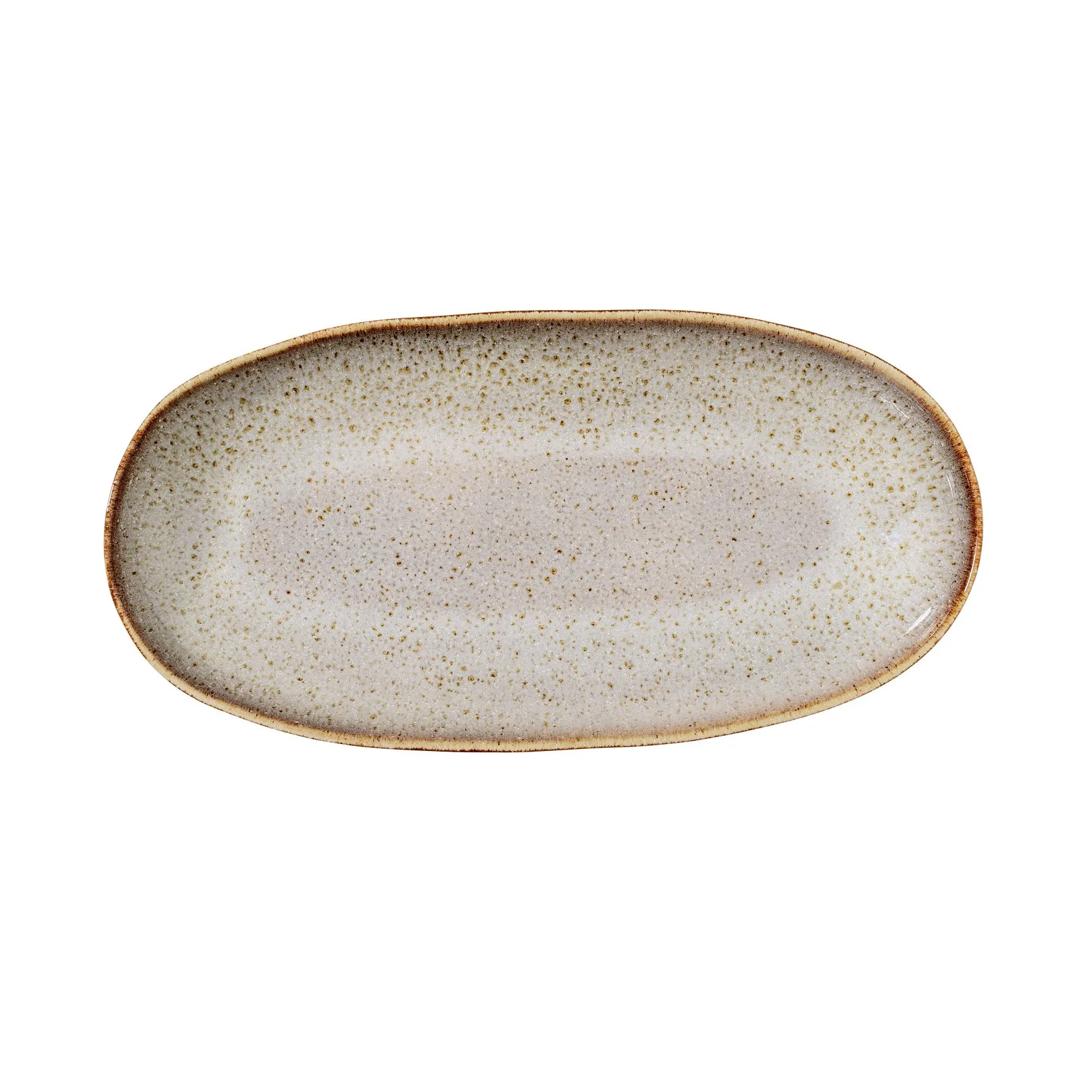 Sandrine small serving platter, light grey Bloomingville