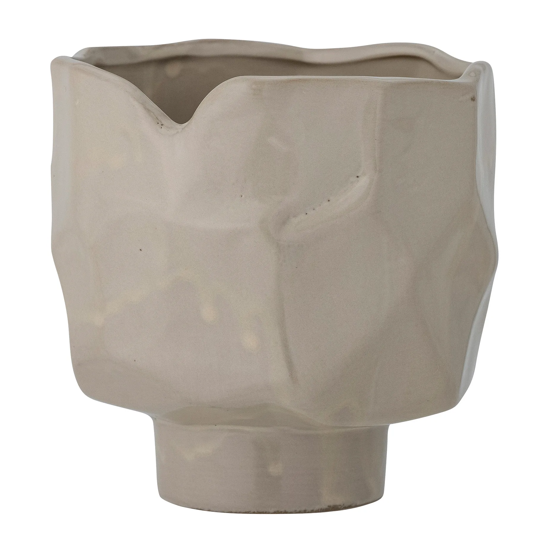 Sella flower pot Ø12.5 cm, grey Bloomingville