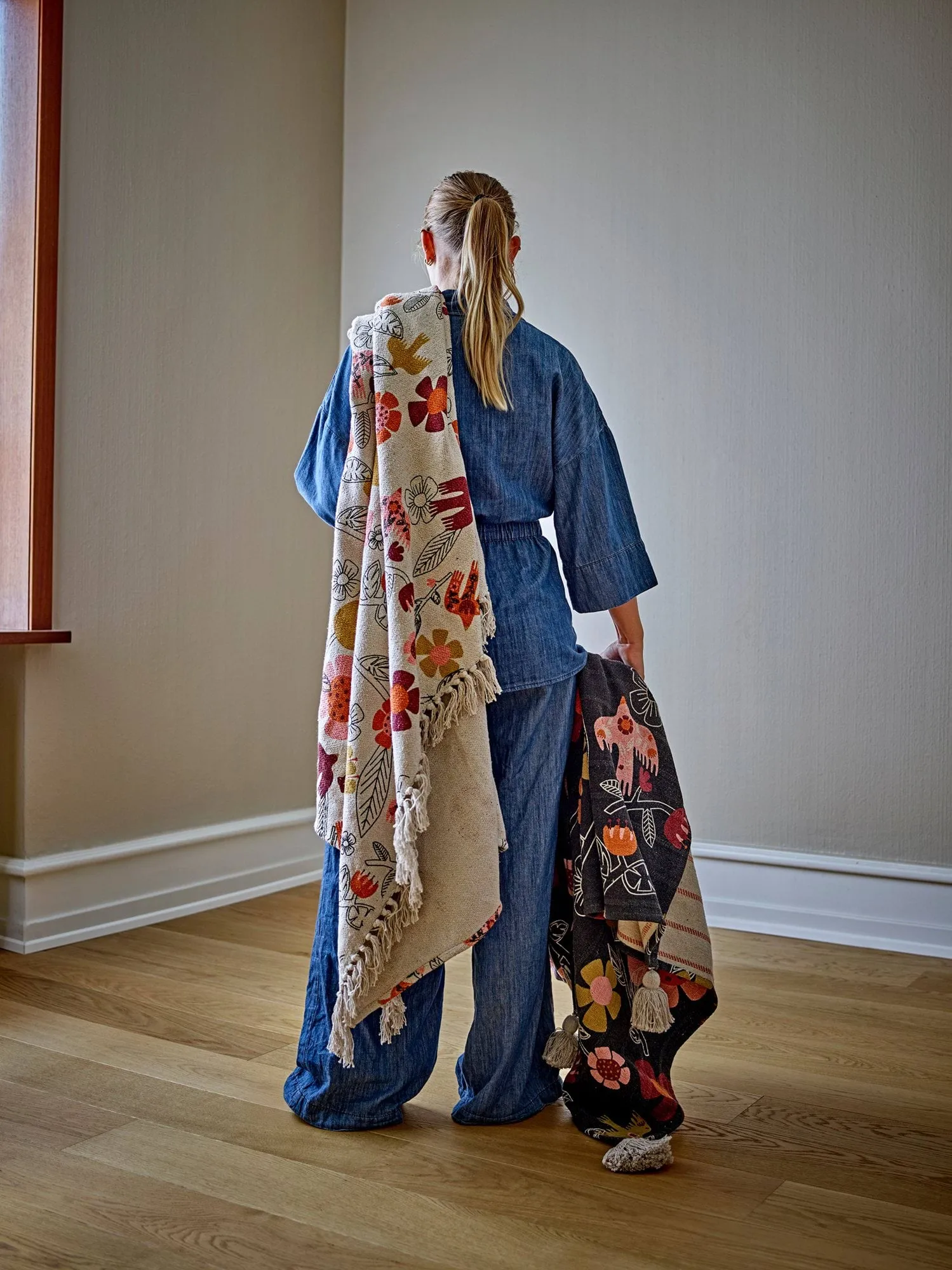 Vivielle throw blanket, Multi, 160x130 cm Bloomingville