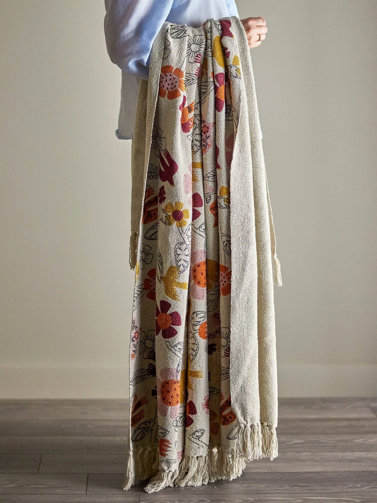 Vivielle throw blanket, Multi, 160x130 cm Bloomingville