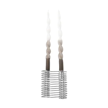 Wavela candleholder 15.5x14.5 cm - Silver - Bloomingville