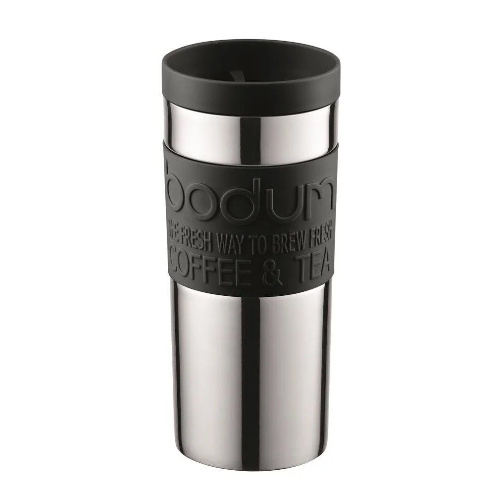 Bodum Travel Mug chrome small, black Bodum