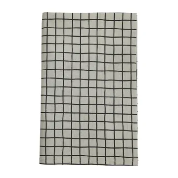 Tofta check tablecloth 150x150 cm - Grey - Boel & Jan