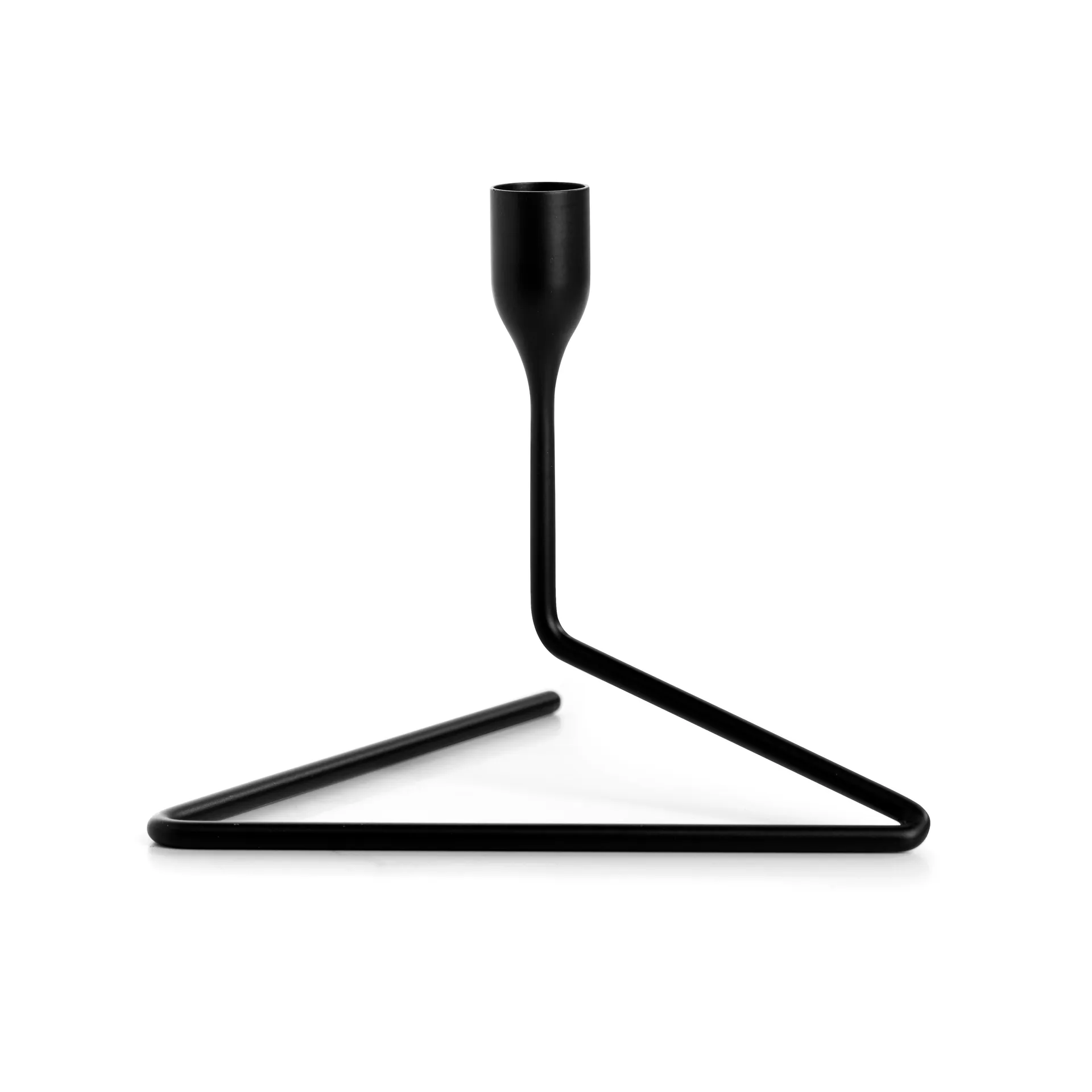 Puzzle candleholder small, black Born In Sweden