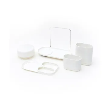 Do-Dish Caddy PLUS dish soap pump with storage - White - Bosign