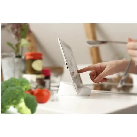 Kitchen tablet stand, white Bosign