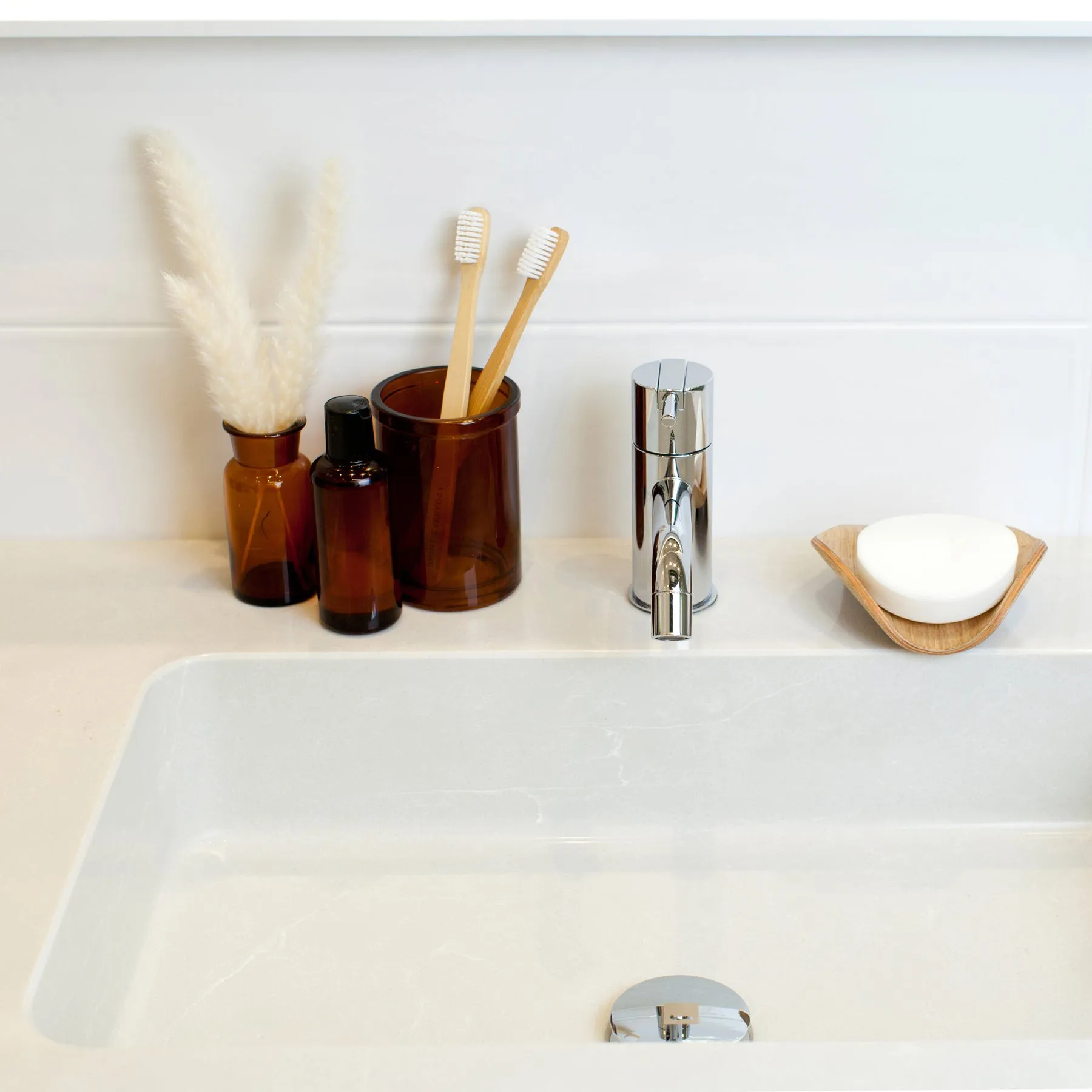 Leaf™ Soap Dish with Drainage 11.5x11.5 cm, Willow Bosign
