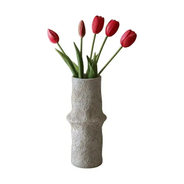 Artificial tulip bouquet - Light red, 5 pcs - Botané
