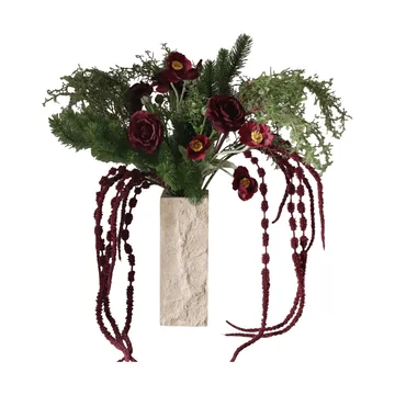 Burnt bloom artificial bouquet - Ranunculus, poppies, alliums, amaranth, 90 cm - Botané